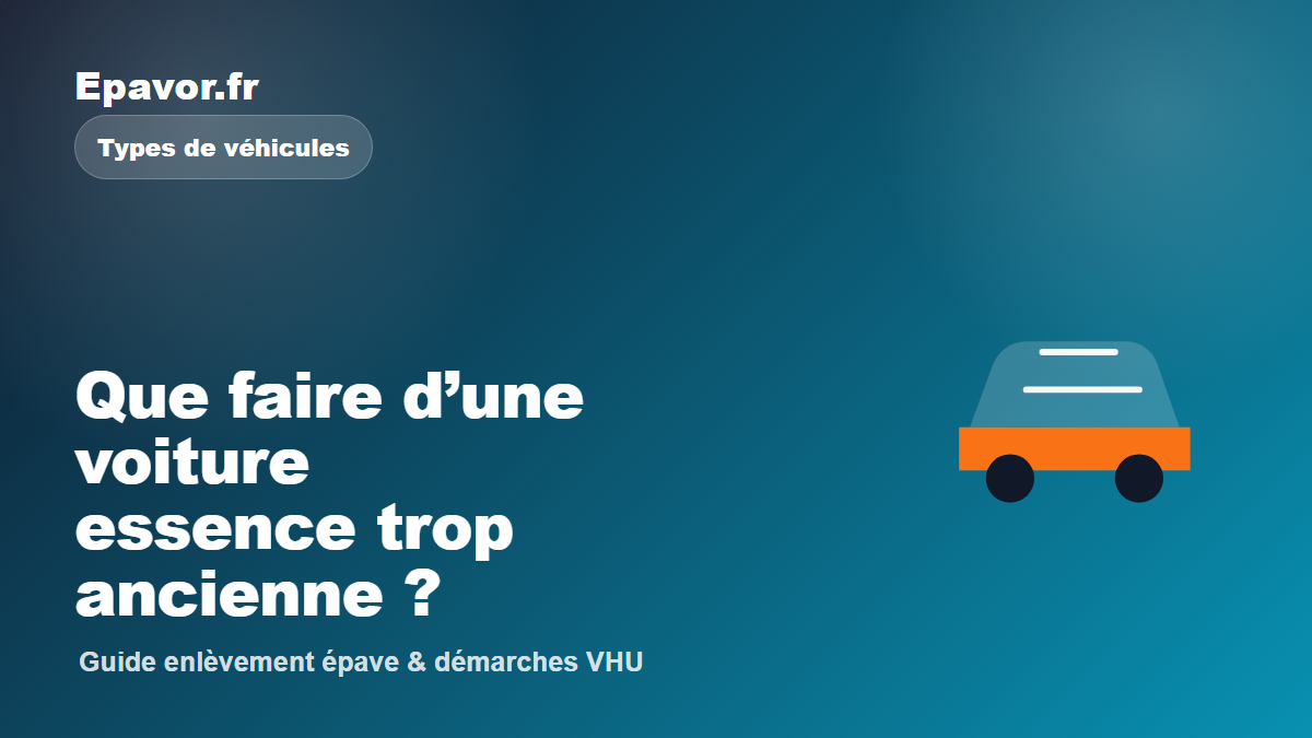 Que faire d’une voiture essence trop ancienne ?