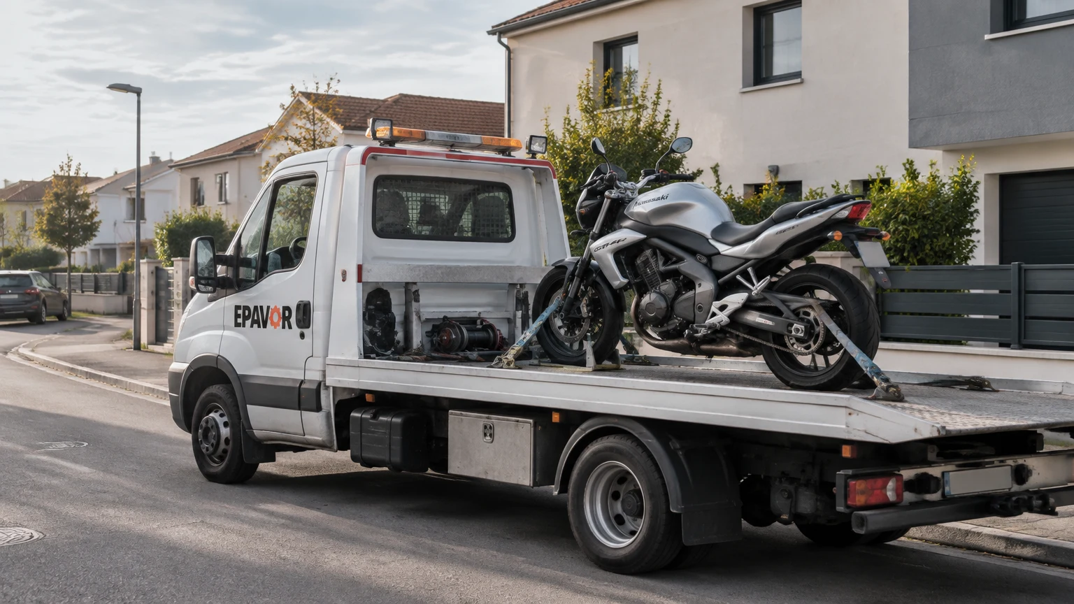Illustration d’un enlèvement d’épave à Jarny avec une dépanneuse — service d’épaviste.